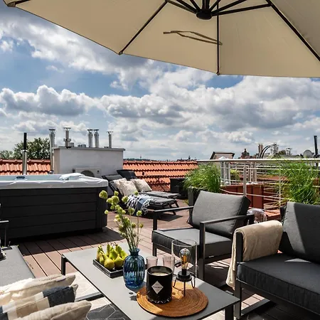 Rooftop Wawel View With Jacuzzi L Luxury