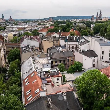 Lägenhet Rooftop Wawel View With Jacuzzi L Luxury