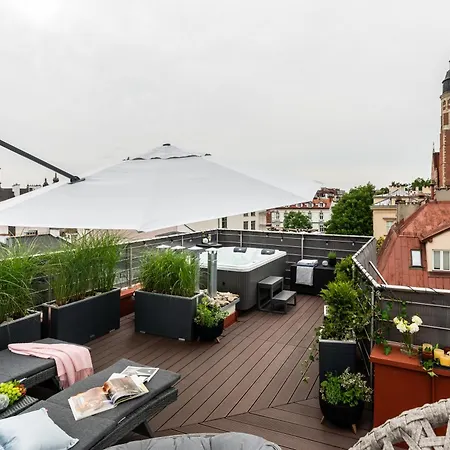 Rooftop Wawel View With Jacuzzi L Luxury * Krakow